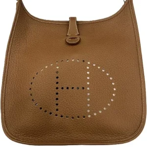 HERMES Evelyne III PM Taurillon Clemence Shoulder Bag
