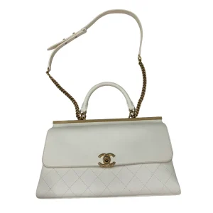 CHANEL Top Handle Flap Bag