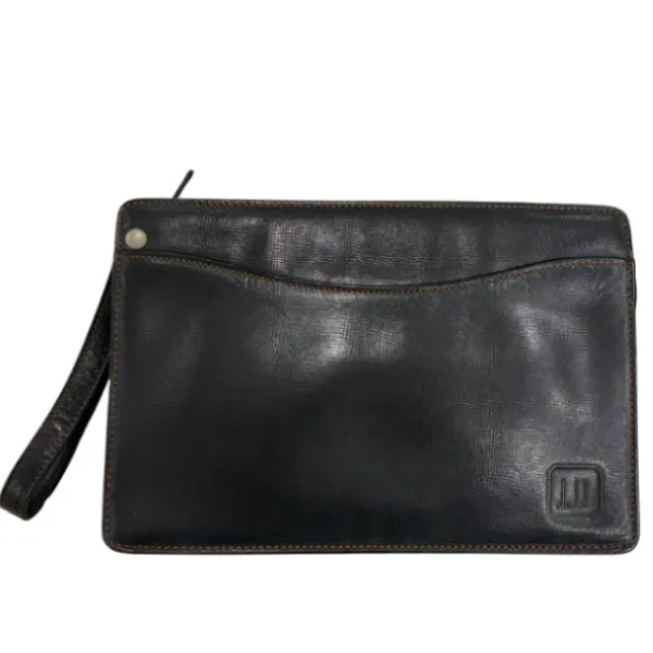 Dunhill Clutch Black Leather