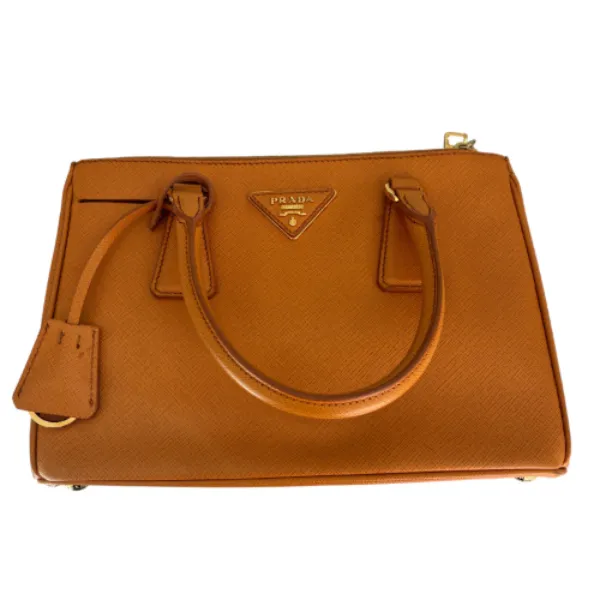 PRADA Galleria  Orange Saffiano Leather
