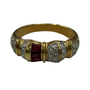 K18 Diamond Ring