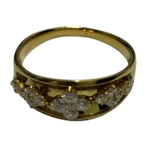 K18 Diamond Ring