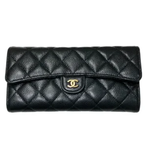 CHANEL Matelasse Classic Long Flap Wallet
