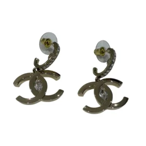 CHANEL CC Logo Earrings
